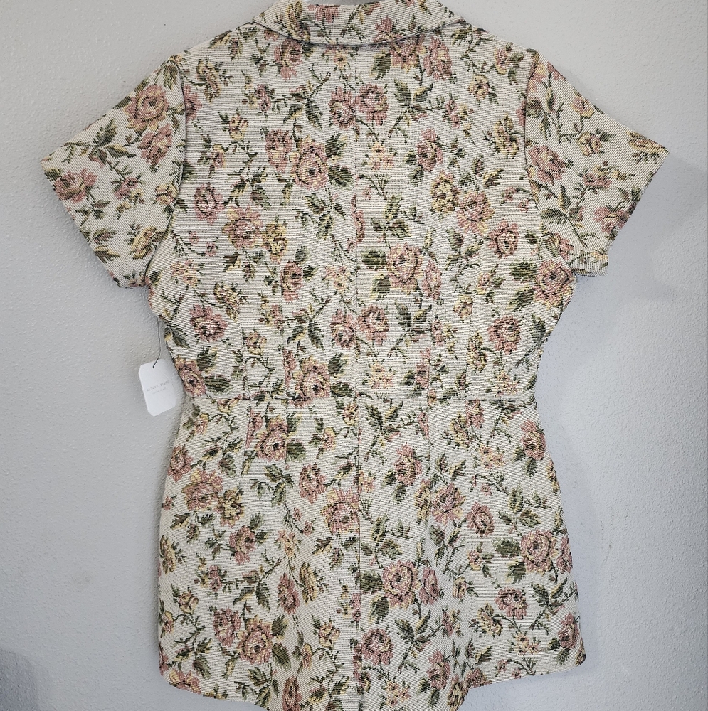 New with tags altard state floral tapestry romper - Picture 2 of 3